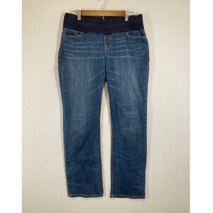 Comfortable Gap Maternity Women Size 10R Blue Medium Wash Straight Leg Jeans
